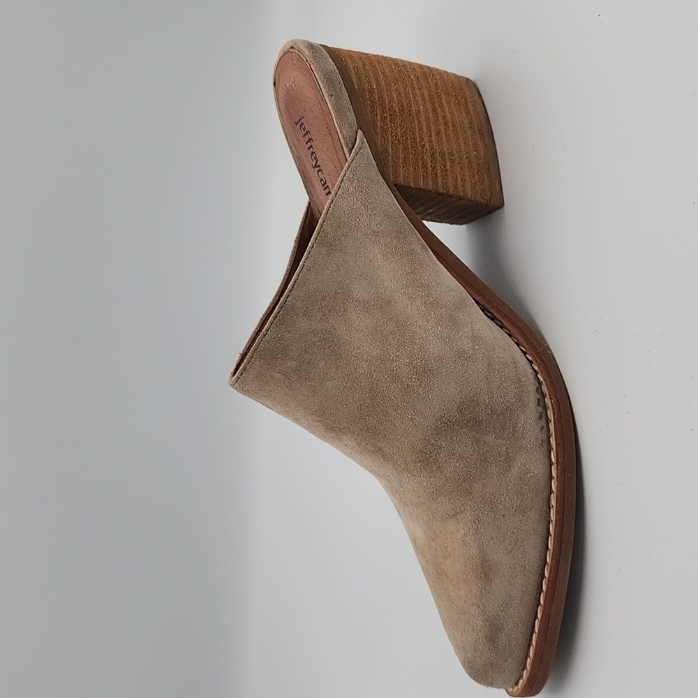 JEFFREY CAMPBELL Favela-2 Tan Suede Western Style Mule, Size 7.5 - Picture 8 of 8